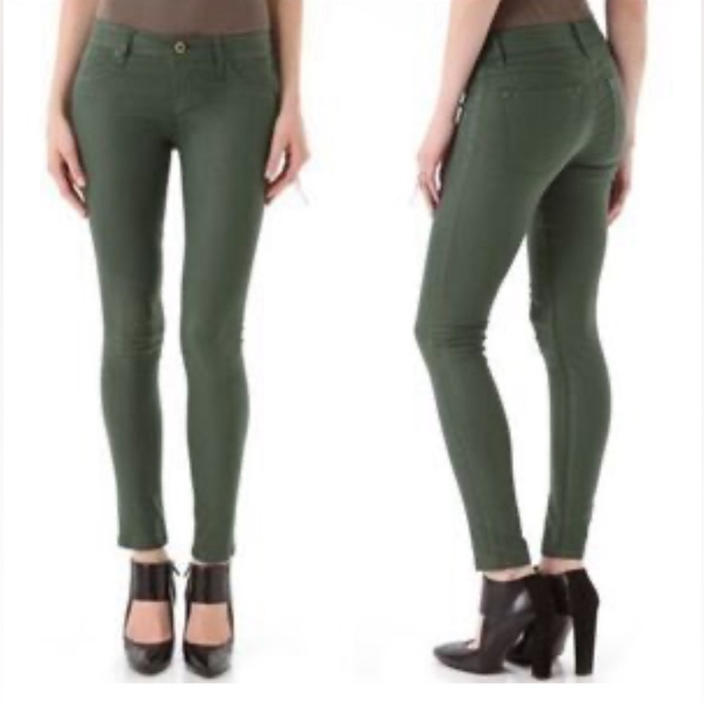 DL 1961 Emma Legging Dublin Green Size 26 EUC